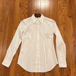 Ann Taylor Classic White Dress Shirt - New - Never Been Worn